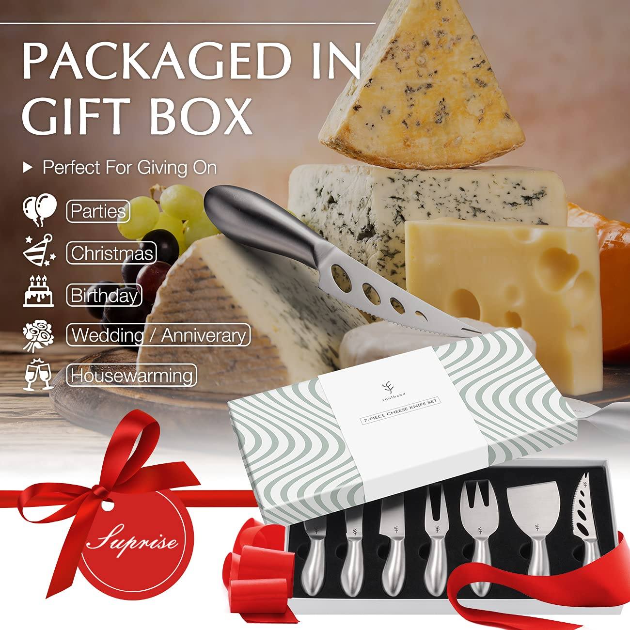 Gold Cheese Knife Set – Confetë Gifts + Party Boxes