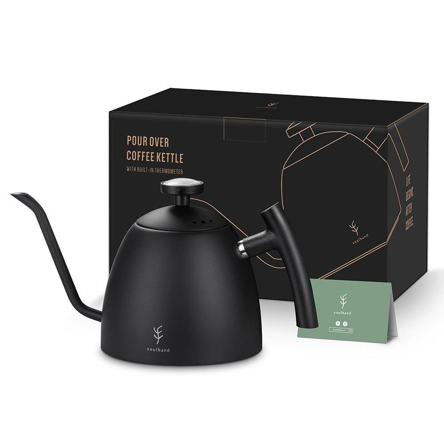 OPUX Pour Over Coffee Kettle with Gooseneck | Stainless Steel Coffee Tea  Kettle with Thermometer 40 oz, Stovetop Induction Goose Necked Kettle Slow