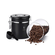 Soulhand Airtight Coffee Canister Unique Glass Inner 16oz - soulhand