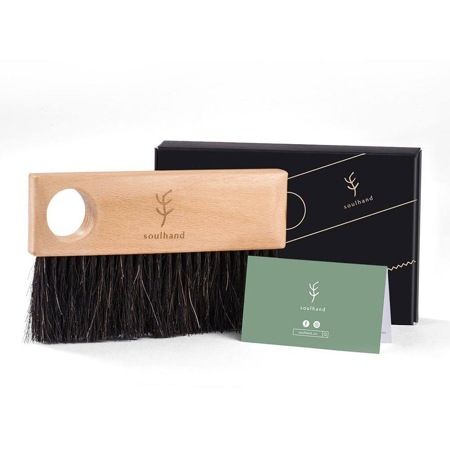 Soulhand Coffee Cleaning Brush Coffee Bar Brush Wooden Handle - soulhand