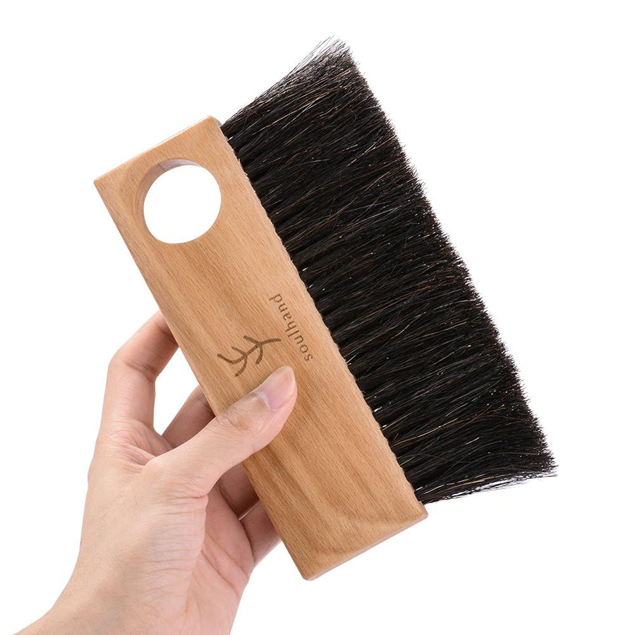 Soulhand Coffee Cleaning Brush Coffee Bar Brush Wooden Handle - soulhand