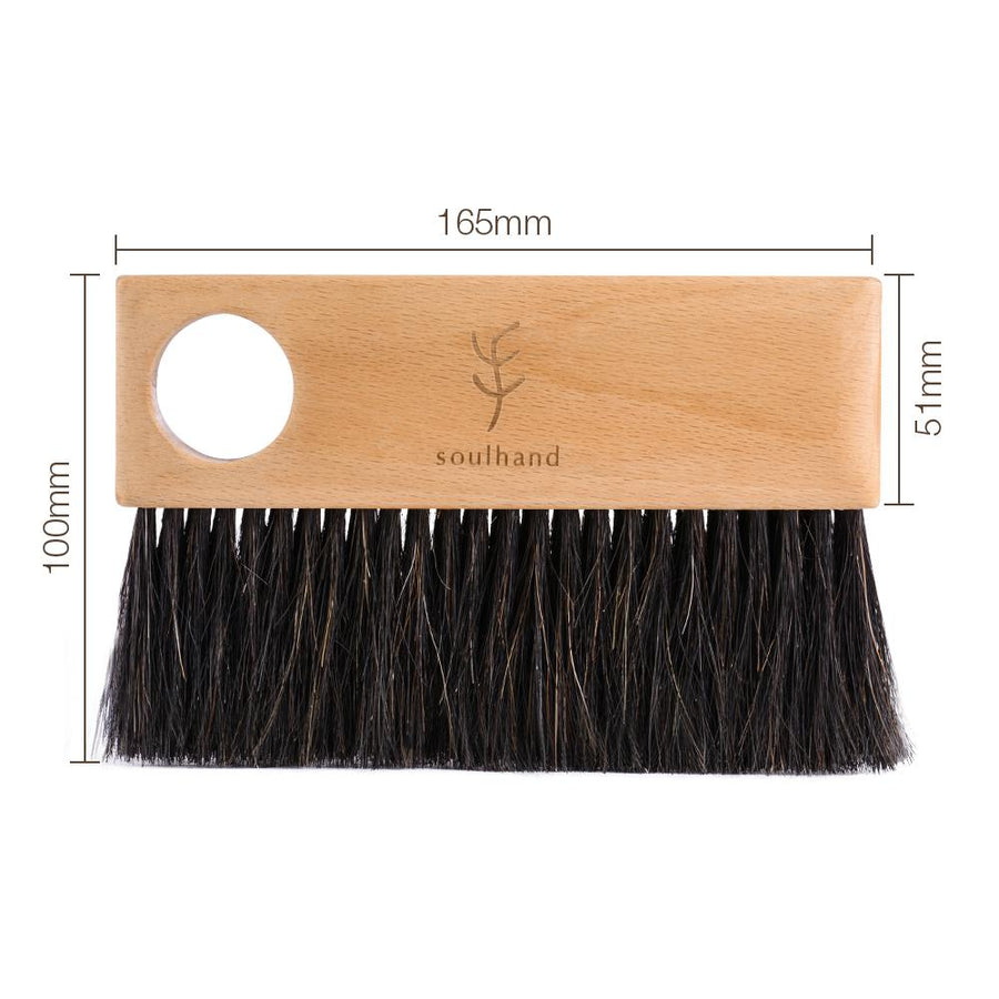 Soulhand Coffee Cleaning Brush Coffee Bar Brush Wooden Handle - soulhand