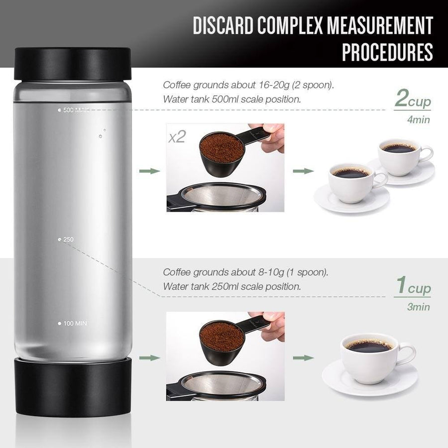 Soulhand Iced Coffee Maker Quick Brew Drip Coffee Maker with Adjustable  Dripper for Coffee and Tea