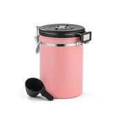 Soulhand Coffee Storage Container with Coffee Information Card Pink 22oz/660g - soulhand
