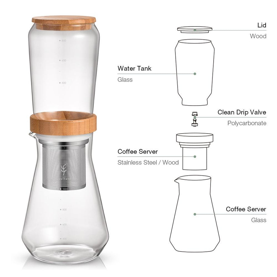 Soulhand Cold Brew Coffee Maker, Cold Dripper Coffee Brewer – soulhand