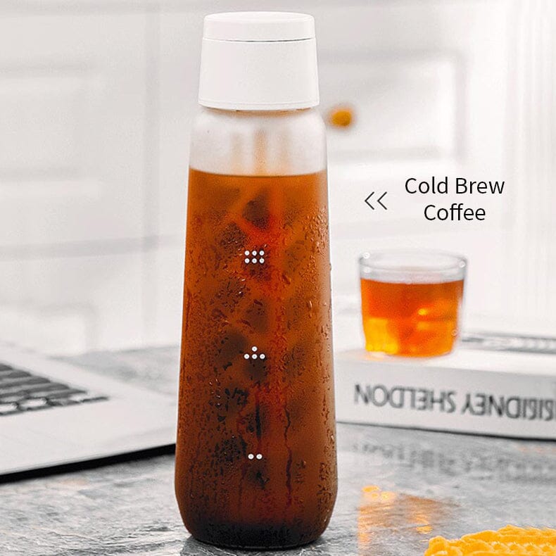 Soulhand Cold Brew Coffee Maker, Iced Coffee Maker with Airtight Lid with Removable Filter 550ml