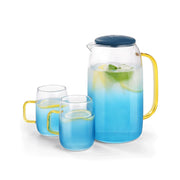 Soulhand Glass Water Pitcher with Two Cups 48oz/1.5L - soulhand