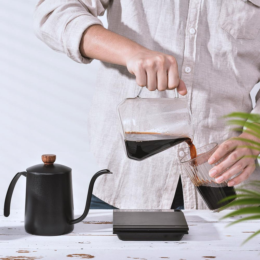 Soulhand Gooseneck Kettle Pour Over Coffee Kettle with Thermometer 21oz/600ml - soulhand