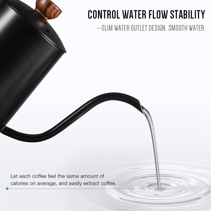 Soulhand Gooseneck Kettle Pour Over Coffee Kettle with Thermometer 21oz/600ml - soulhand