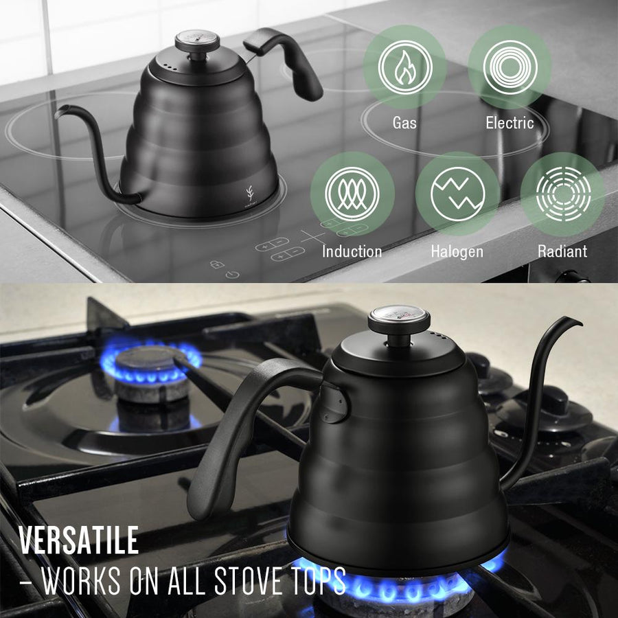 Stainless Steel Soulhand Pour Over Coffee Kettle Thermometer