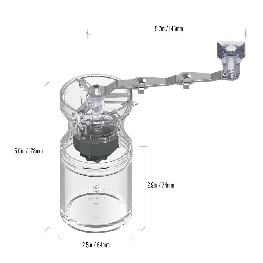 Soulhand Manual Coffee Grinder, Hand Coffee Grinder - soulhand