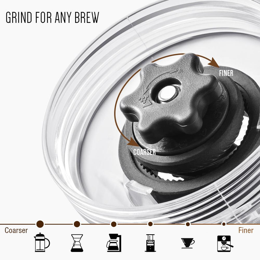 Soulhand All-In-One Portable Coffee Grinder Set, Manual Coffee