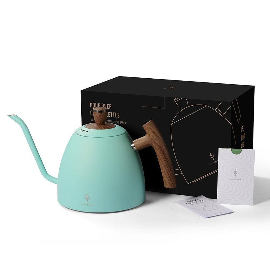 Soulhand Pour Over Coffee Kettle Gooseneck Kettle Green 51oz/1500ML - soulhand