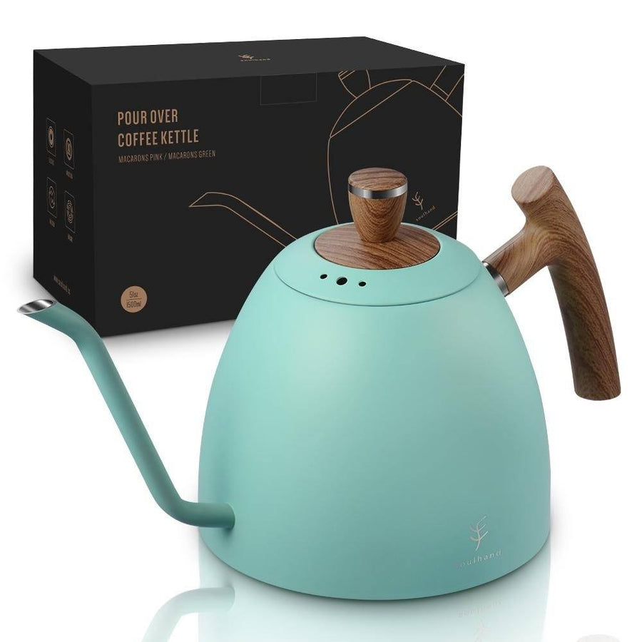 Soulhand Pour Over Coffee Kettle Gooseneck Kettle Green 51oz/1500ML - soulhand