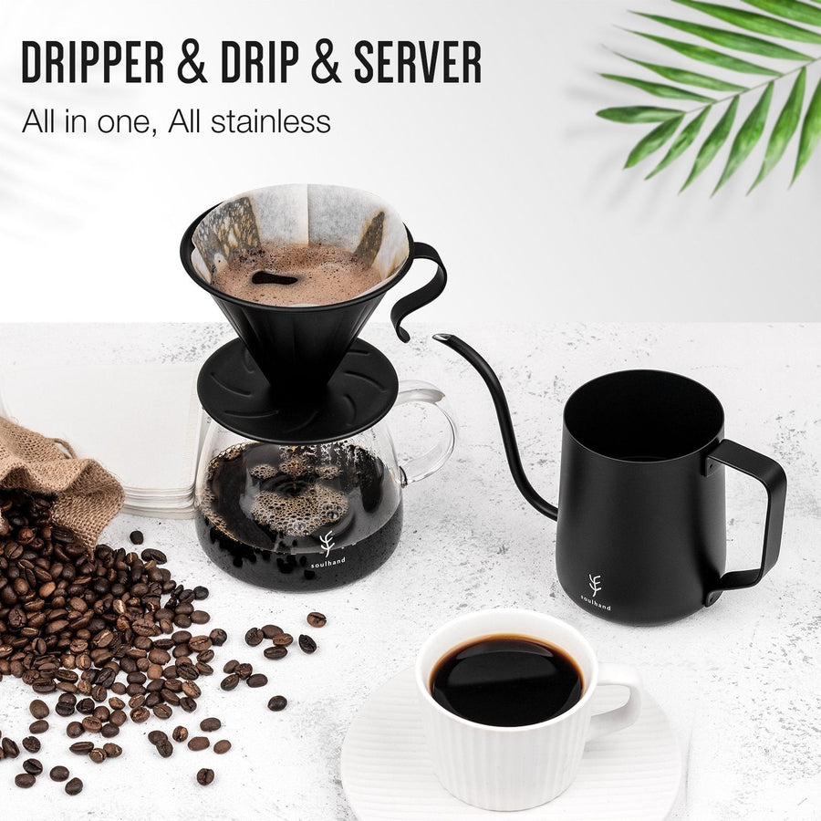 pour over coffee maker perfect hand