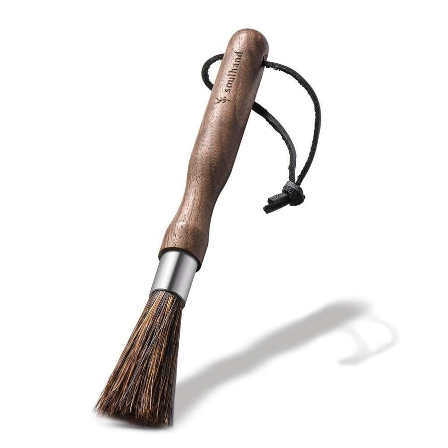 Soulhand Professional Coffee Grinder Brush Walnut Handle - soulhand