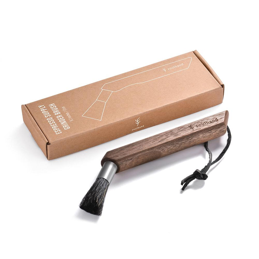 Soulhand Professional Espresso Cleaning Brush Black Walnut - soulhand