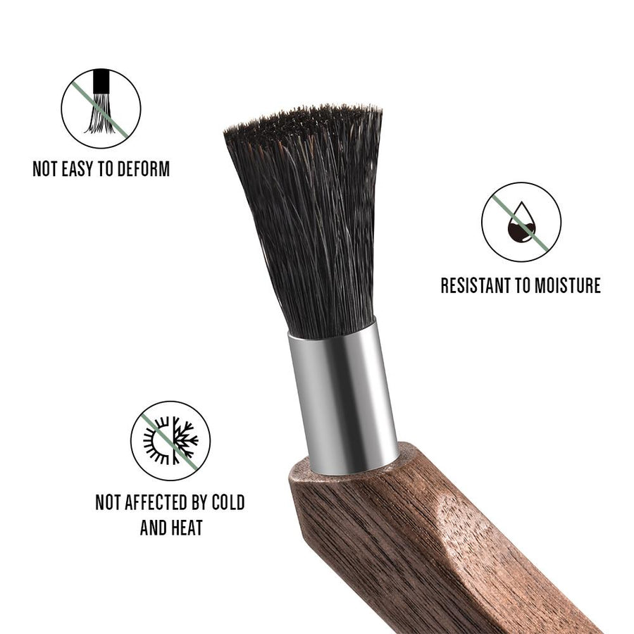 Soulhand Professional Espresso Cleaning Brush Black Walnut - soulhand