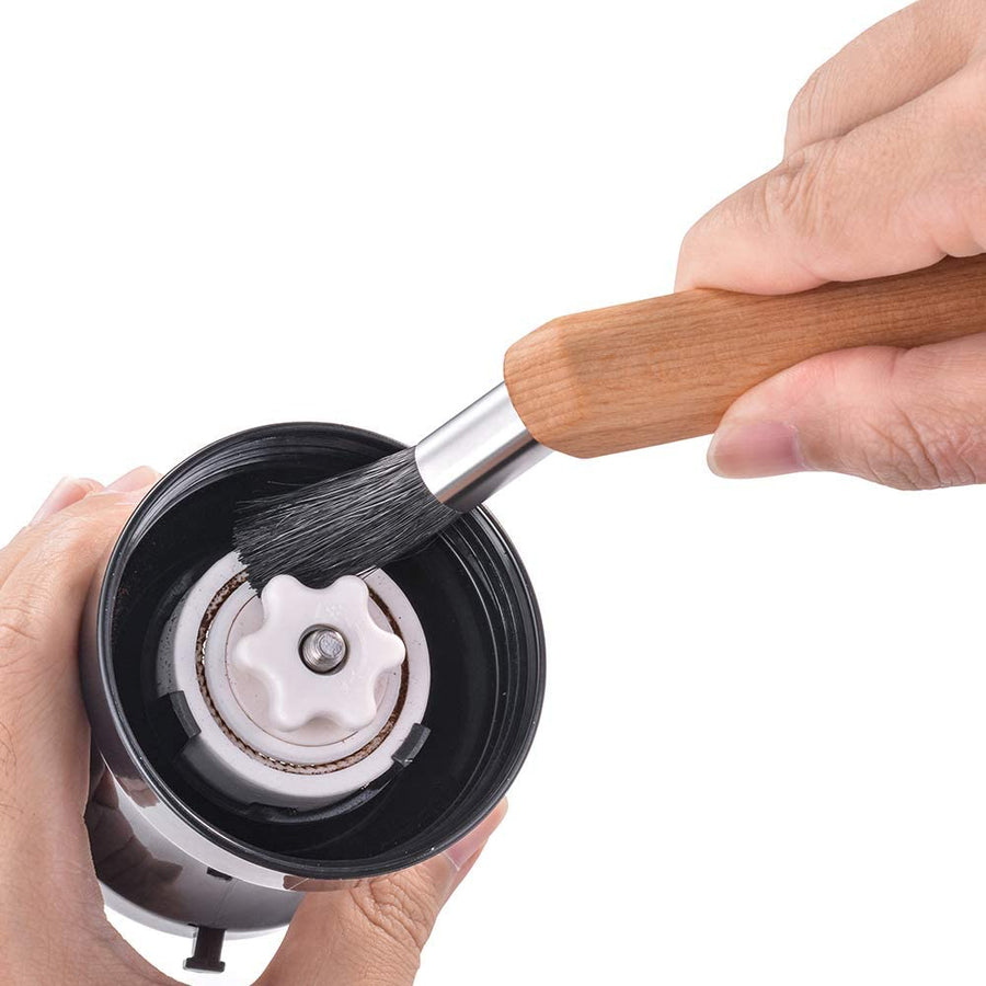 Soulhand Professional Espresso Cleaning Brush Wood Color - soulhand