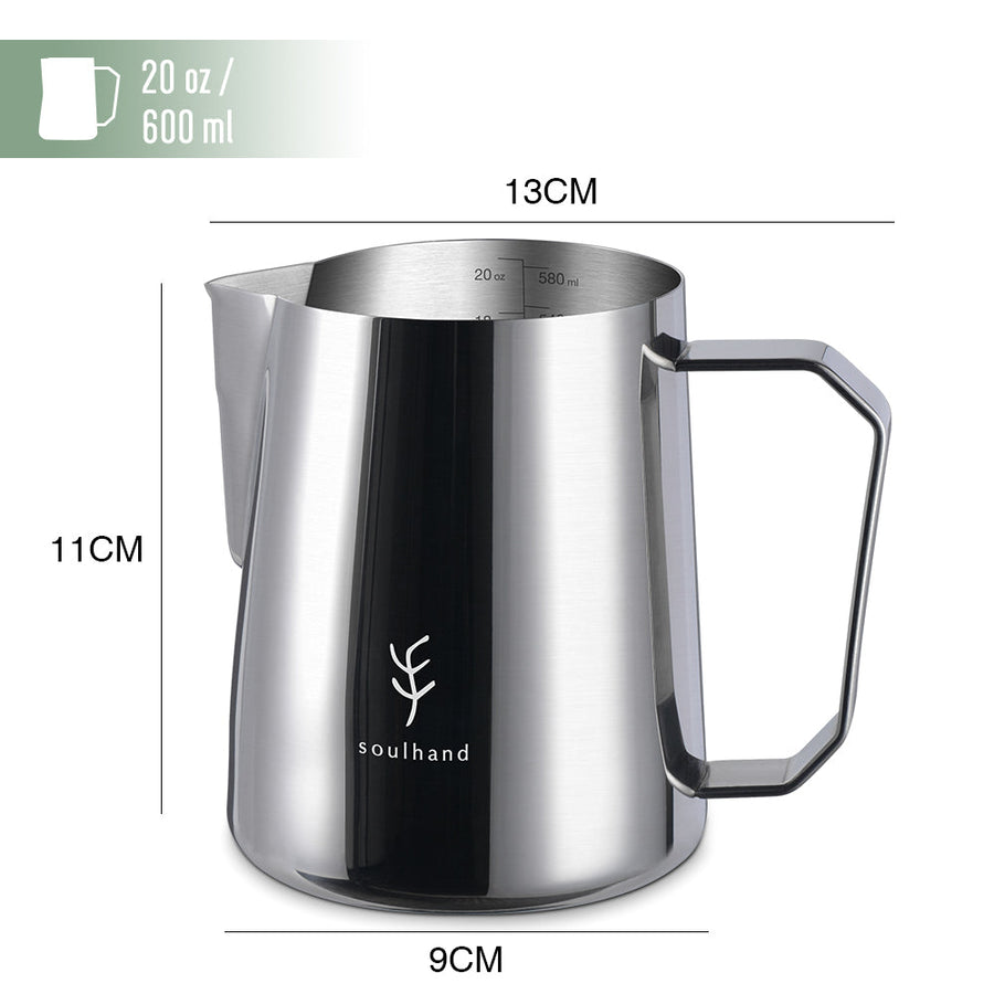 Black Steel Manual Milk Frothing Machine – CoffeeGearPlus