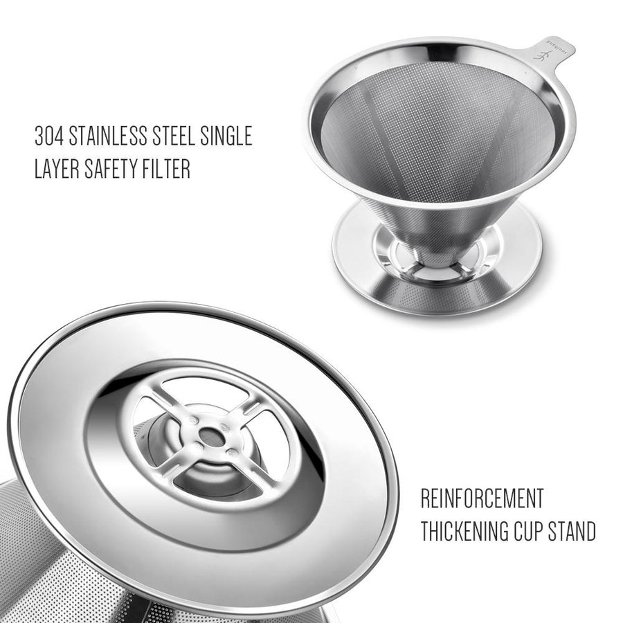 Soulhand Stainless Steel Pour Over Coffee Filter - soulhand