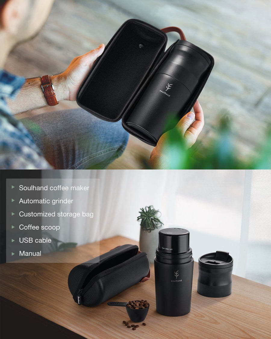 Soulhand USB Electric 5 in 1 Travel Coffee Grinder – soulhand