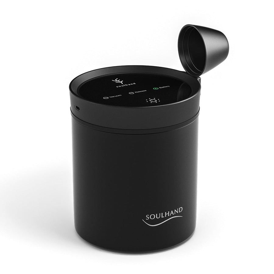 【Upgraded Stainless Steel】Soulhand Vacuum Coffee Canister 1.6L/1.2L